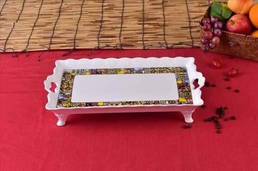16" Tray with Foot - Saba