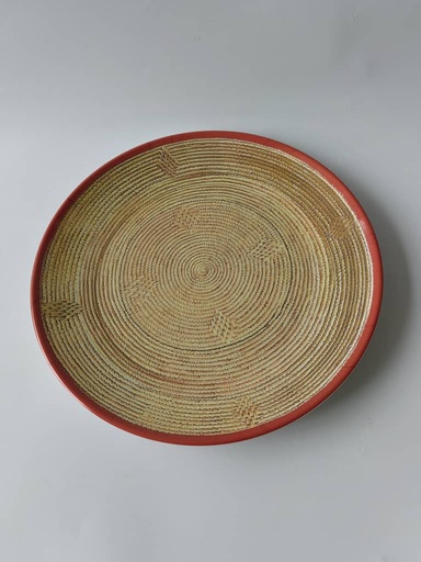 Mica Tray 16" (Sefed Straw)