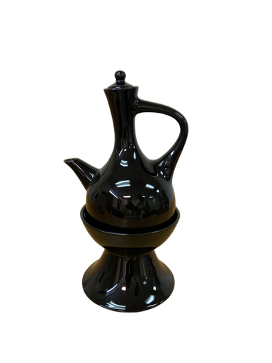Ceramic Jebena (Black, Large Telet)