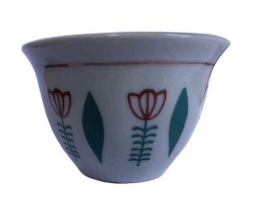Coffee Cup Sini Leaf Design (Green)