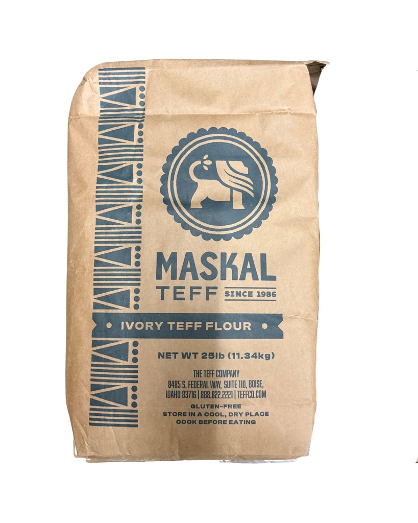 Ivory Teff Flour Maskal 25lb