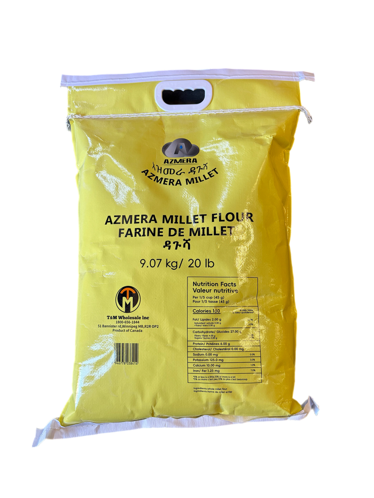 Dagusha Azmera Finger Millet Flour 20 LB